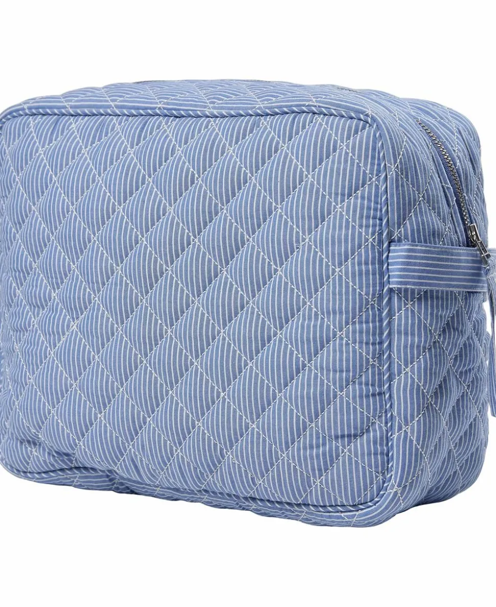 Moira 2 G toilettaske Bright Blue Stripe