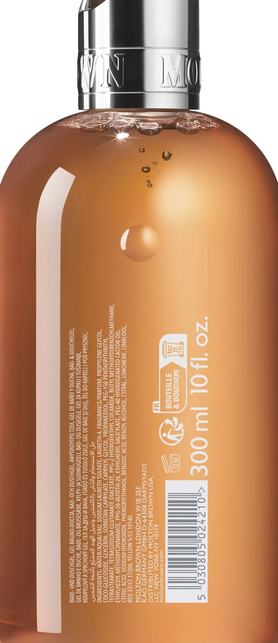 Molton Brown Sunlit Clementine & Vetiver Bath & Shower Gel 300 ml