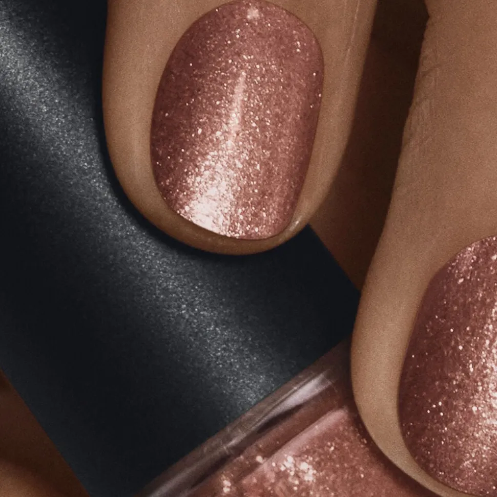 Nail Polish Copper Glitter
