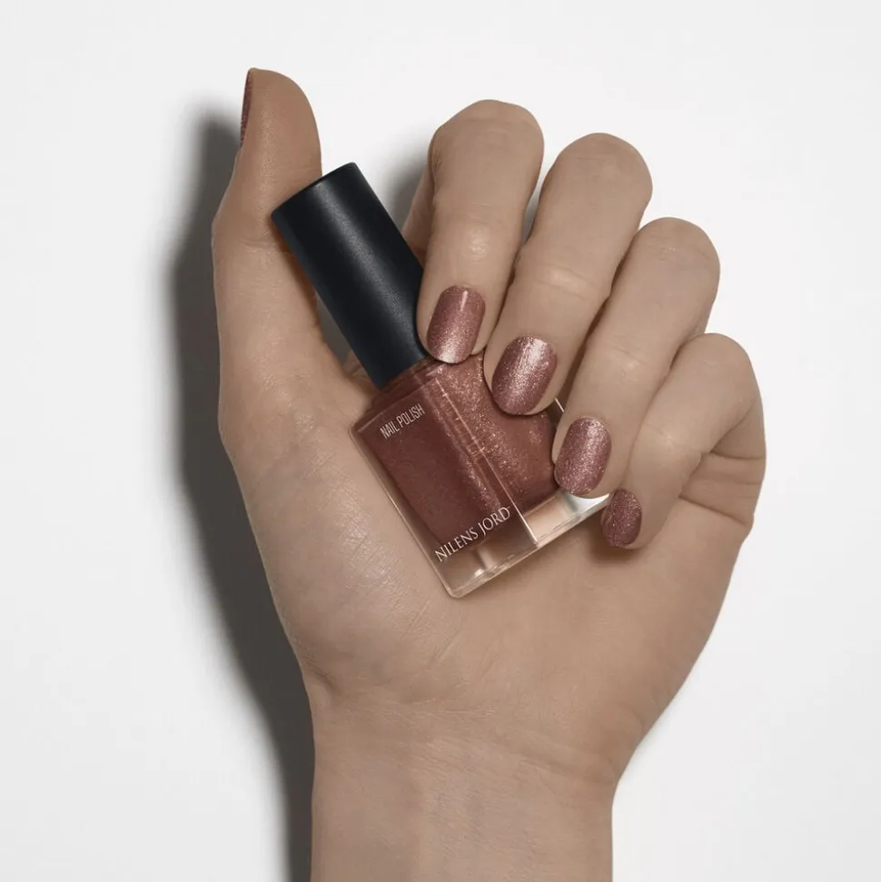 Nail Polish Copper Glitter