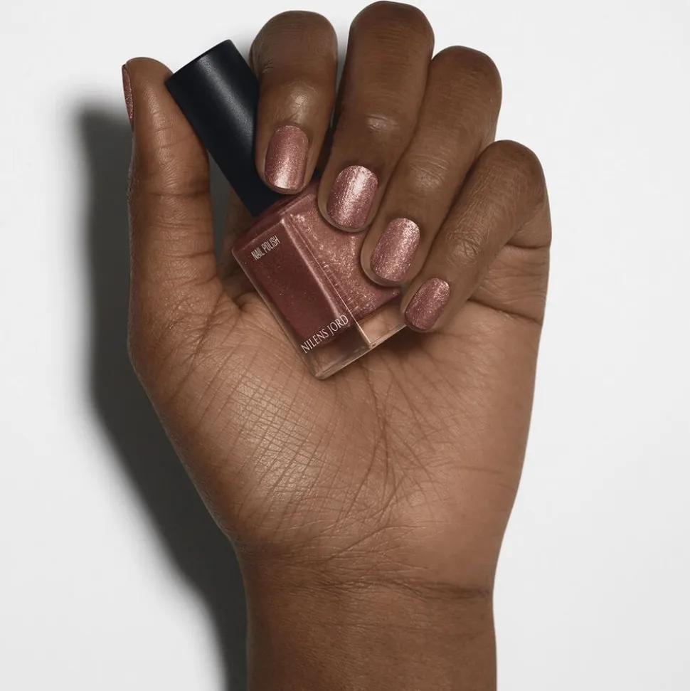 Nail Polish Copper Glitter