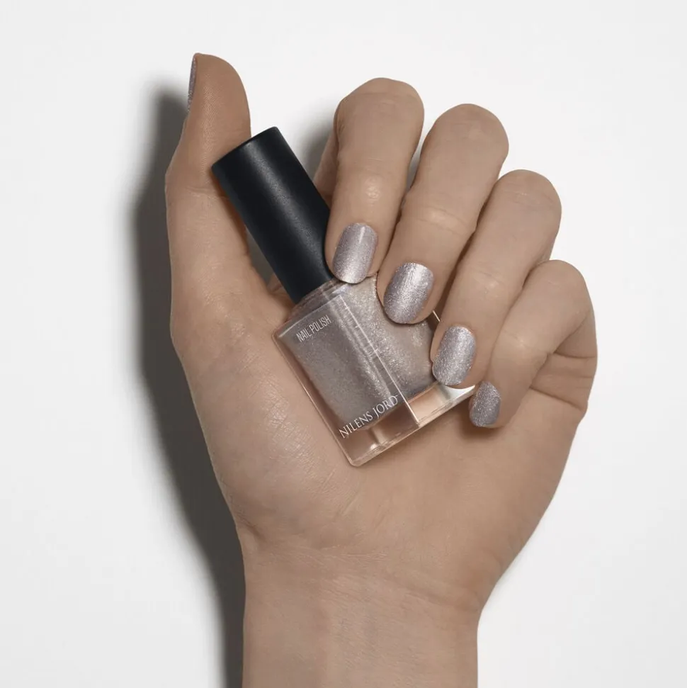 Nail Polish Silver Glitter