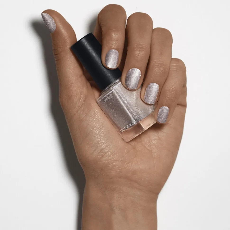 Nail Polish Silver Glitter