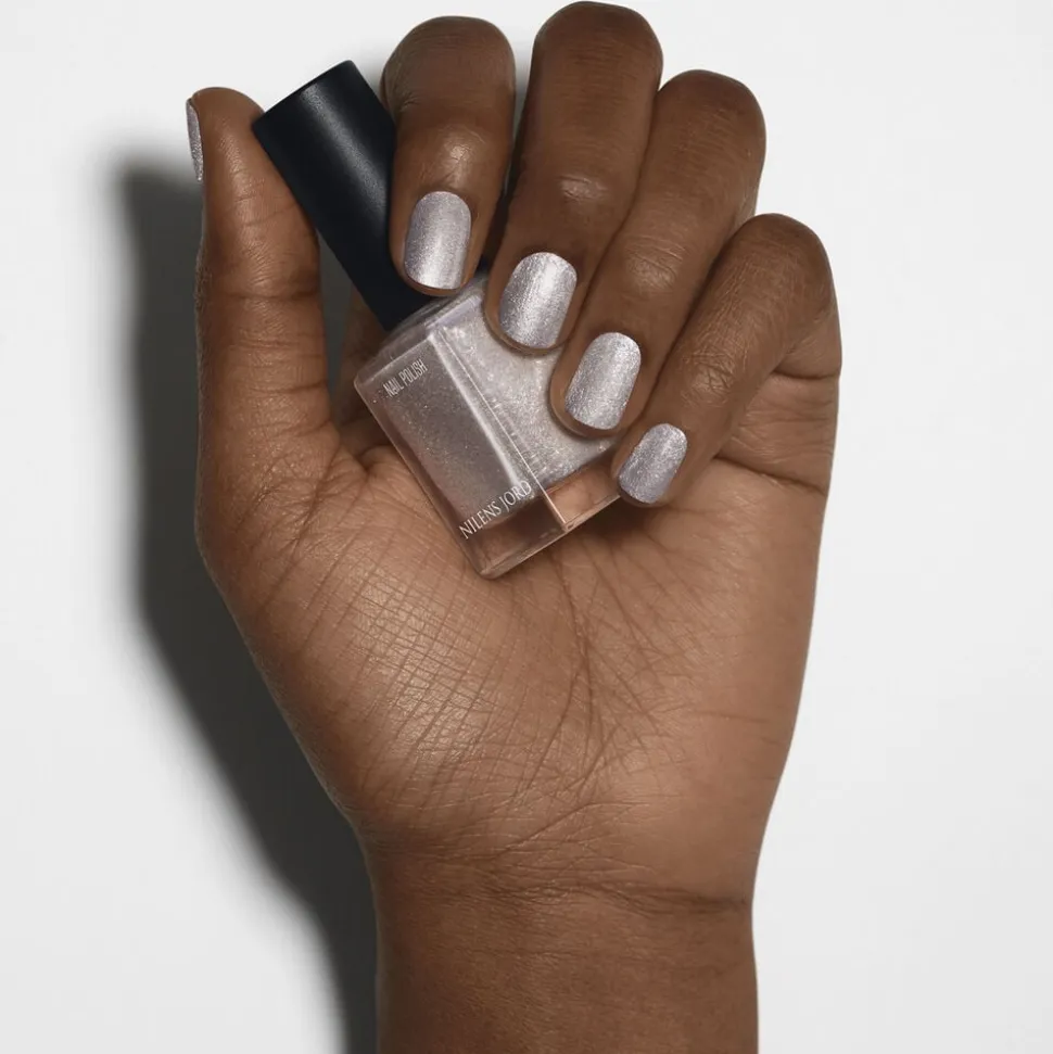 Nail Polish Silver Glitter