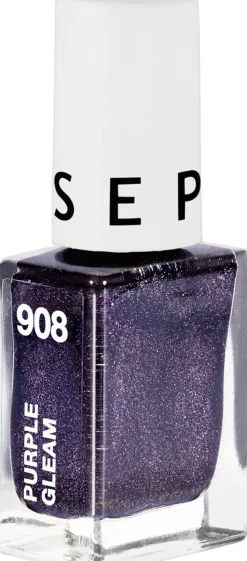 NEW NAIL POLISH-24 908 PURPLE GLEAM