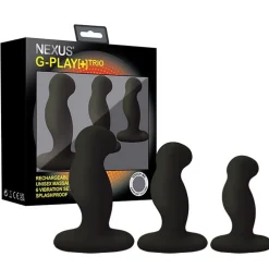 NEXUS - G-PLAY PLUS VIBRATOR TRIO SET BLACK