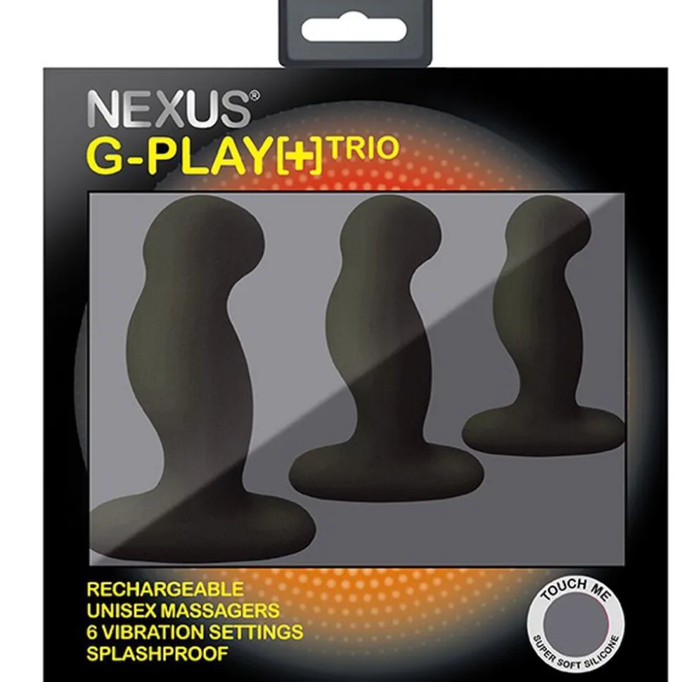 NEXUS - G-PLAY PLUS VIBRATOR TRIO SET BLACK