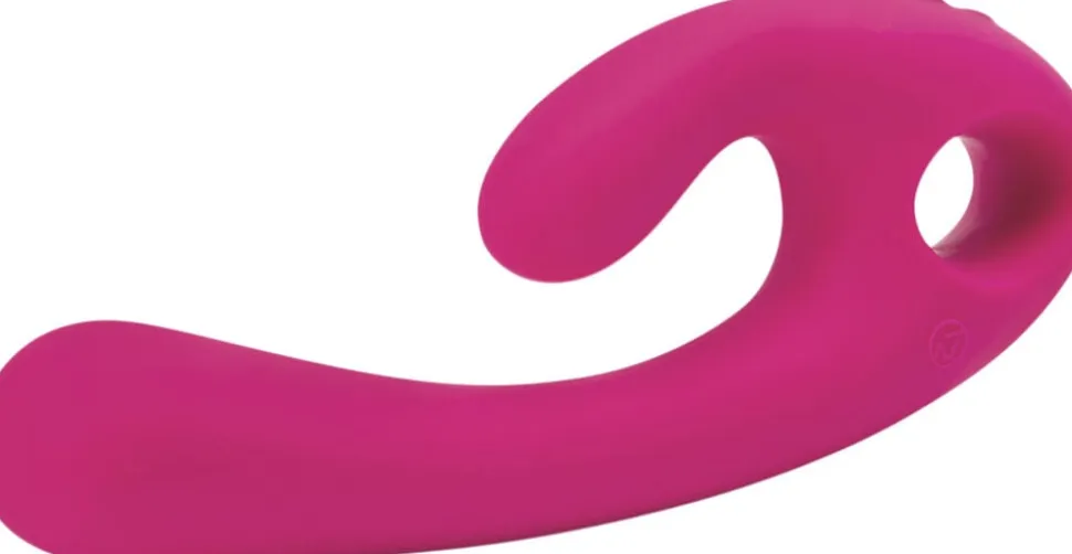NOMI TANG - FLEX BI BENDABLE DUAL STIMULATION VIBRATOR RED V