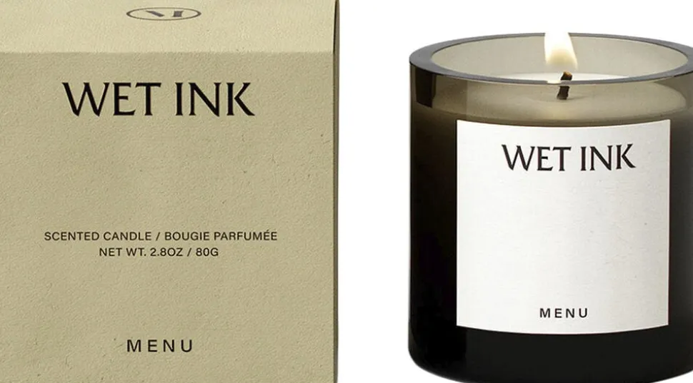 Olfacte Scented Candle, Wet Ink, 23