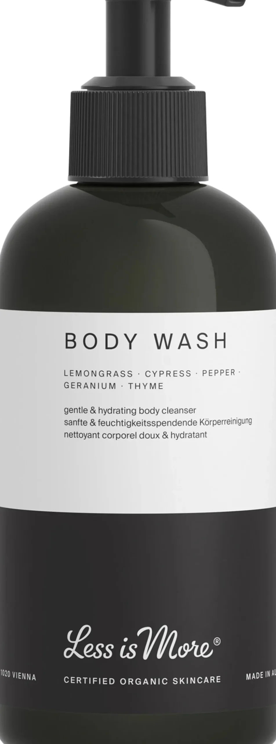 Organic Body Wash Lemongrass