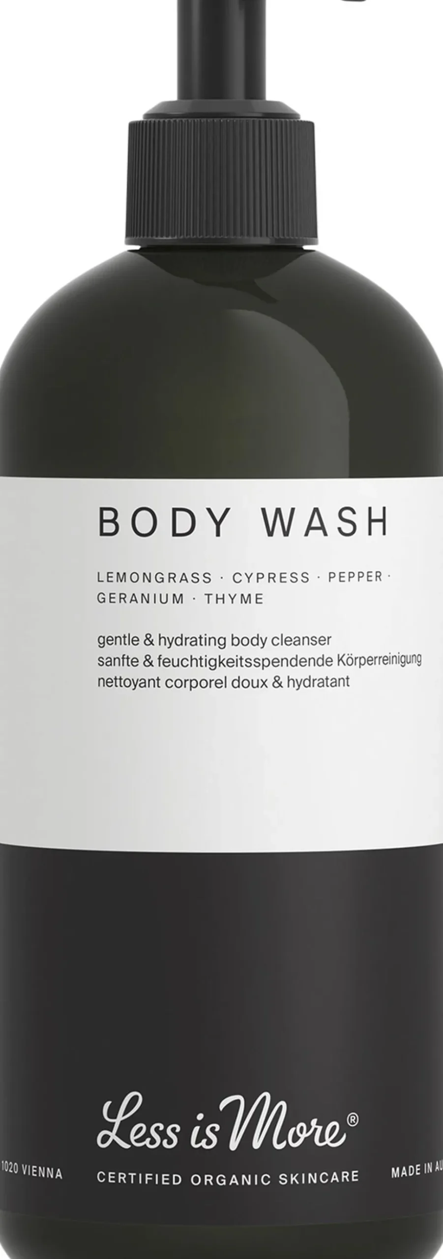 Organic Body Wash Lemongrass