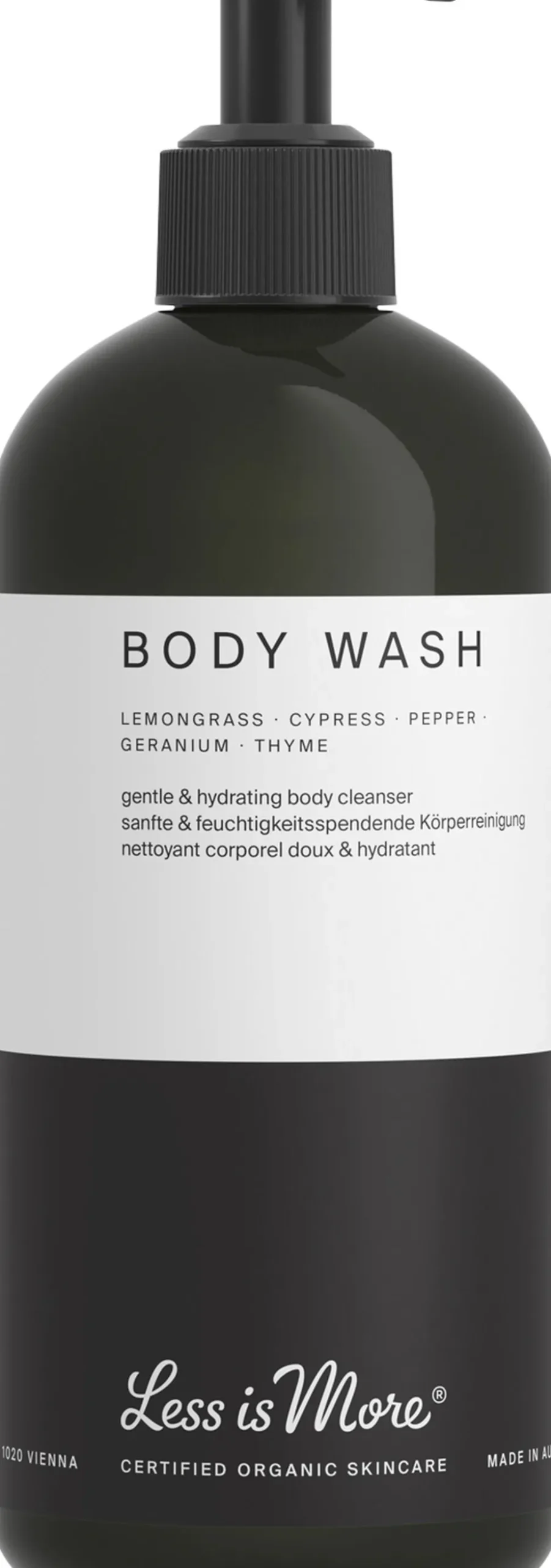 Organic Body Wash Lemongrass