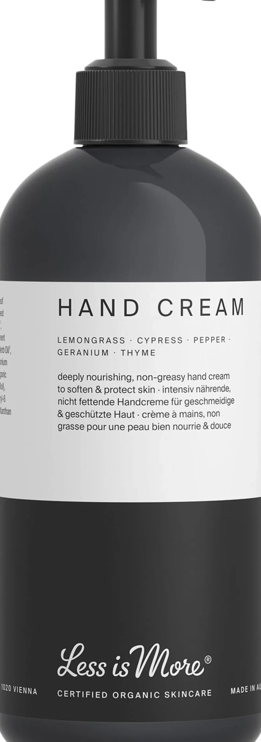 Organic Hand Cream Lemongrass