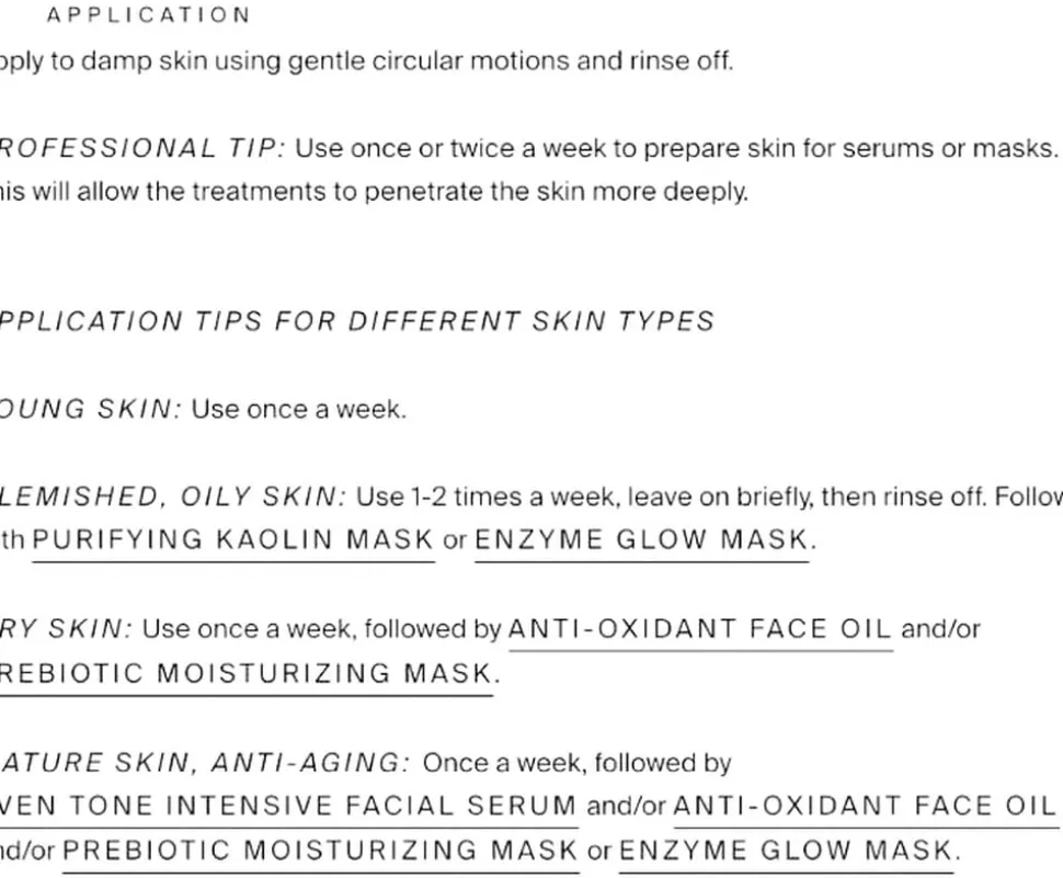 Organic Smoothing Facial Peeling 50 ml.