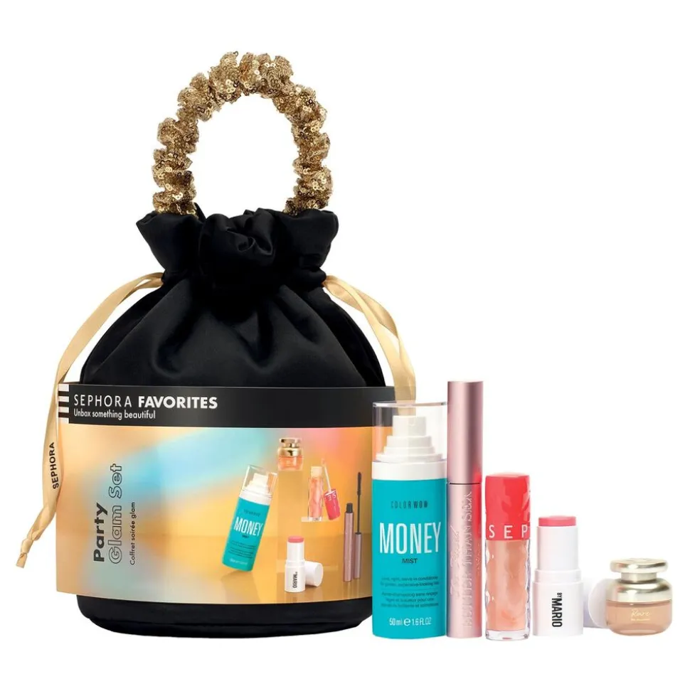 Party Glam Set - Æske med makeup, hår og parfume