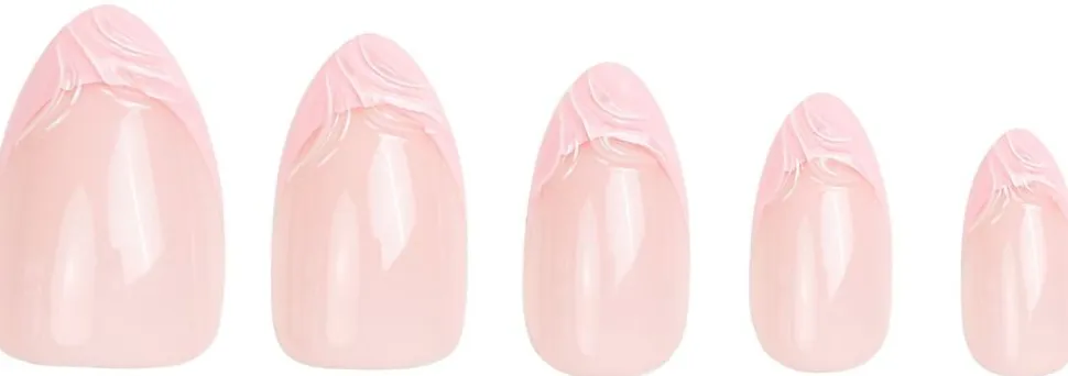 Pink Wave, Medium Almond