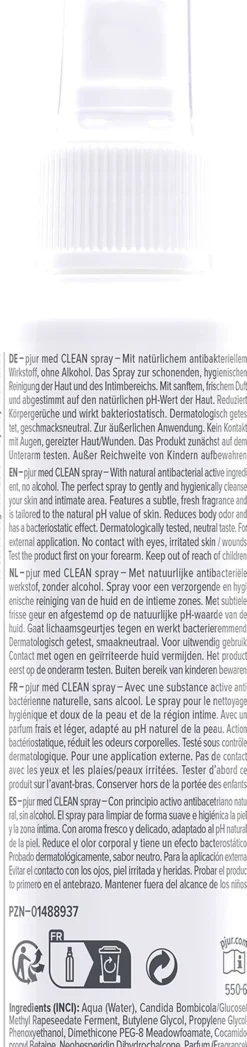 pjur med CLEAN spray