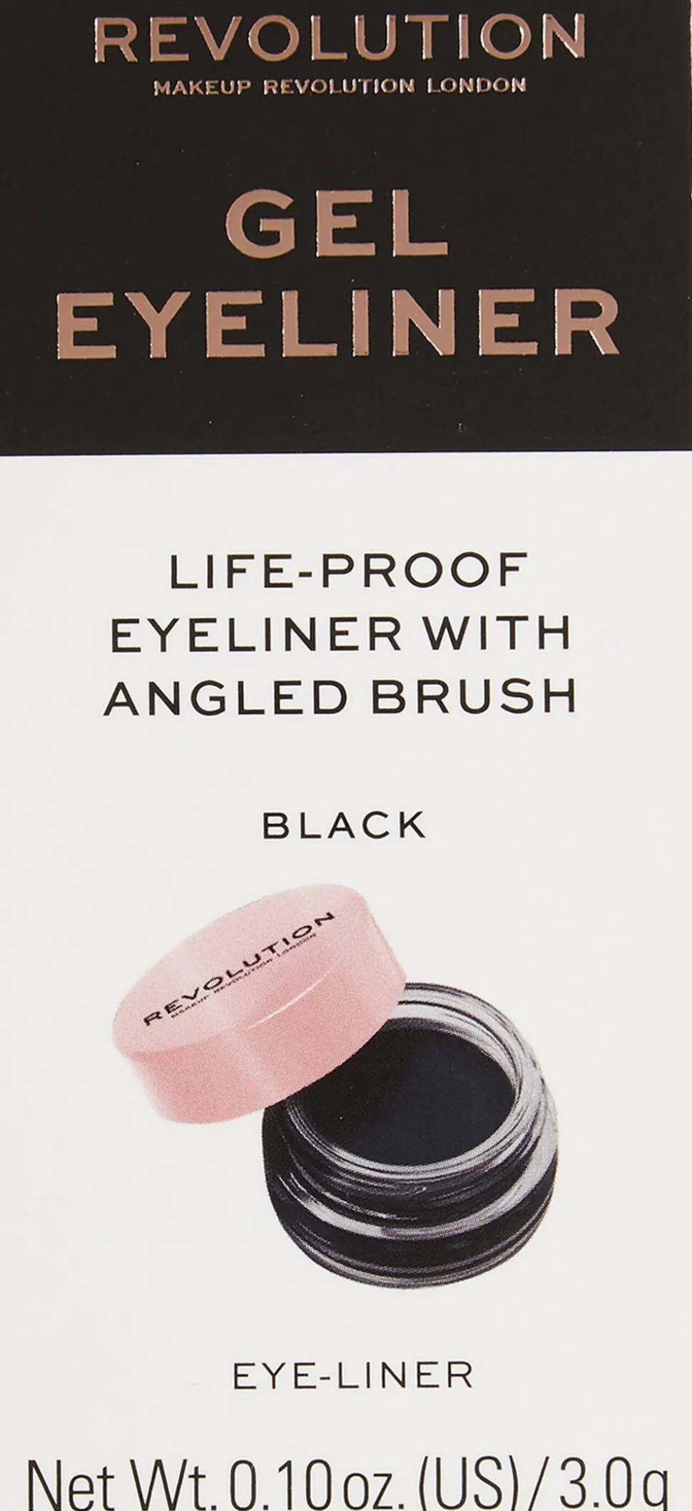 Revolution Gel Eyeliner Pot With Brush