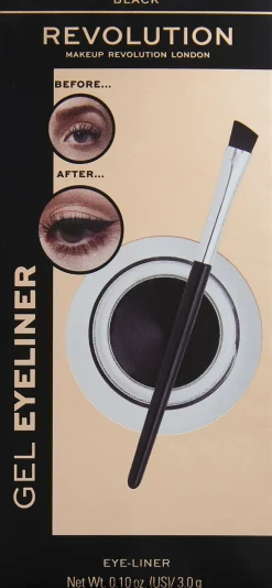 Revolution Gel Eyeliner Pot With Brush