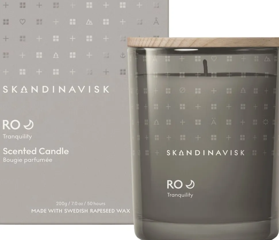 RO Scented Candle w Lid 200g