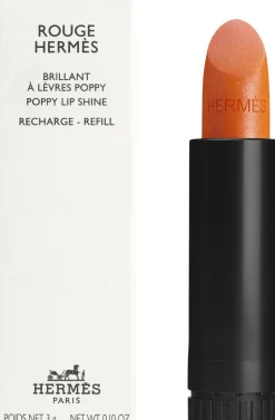 Rouge Hermès, poppy lip shine refill