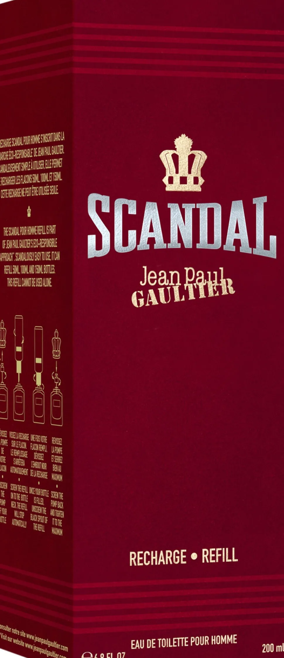 Scandal Him Eau de toilette refill 200 ml
