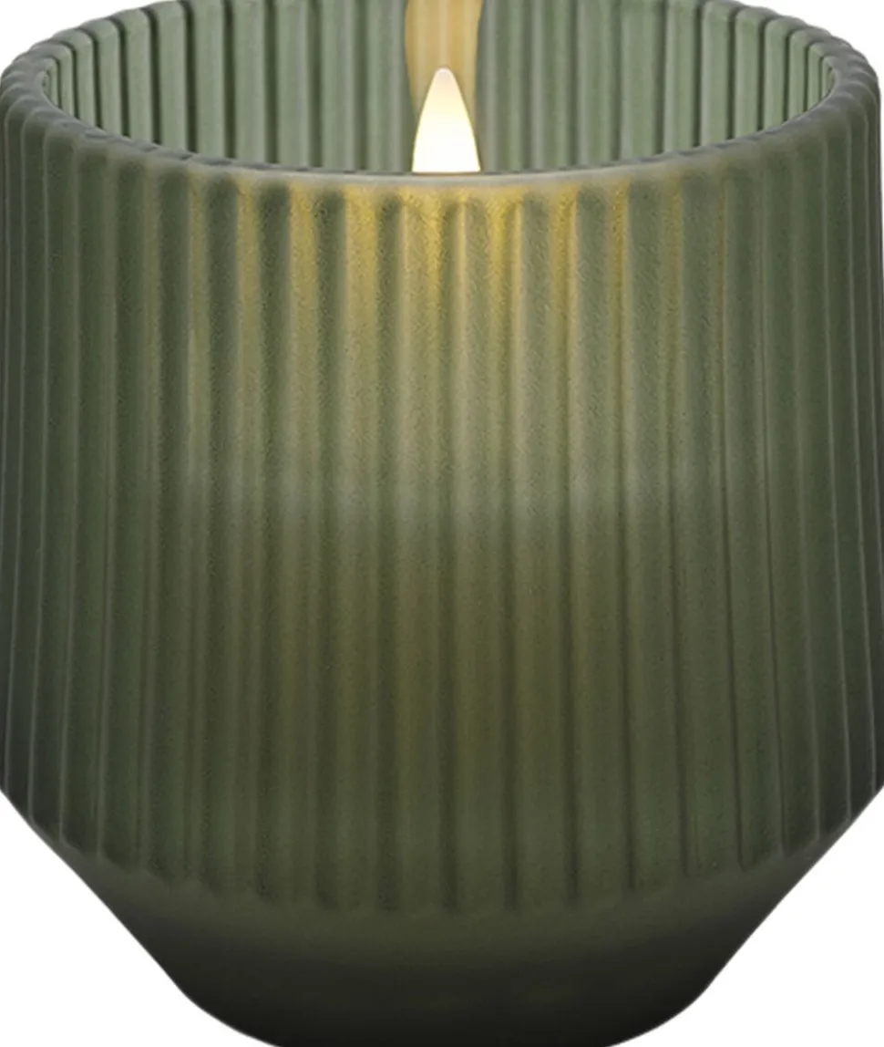 Scented wax glass candle, Serenity, Green, 8,5x9,5 cm *