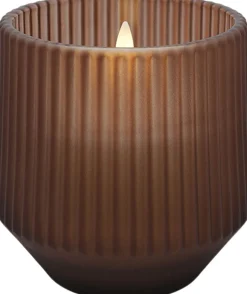 Scented wax glass candle, Awaken, Brown, 8,5x9,5 cm *