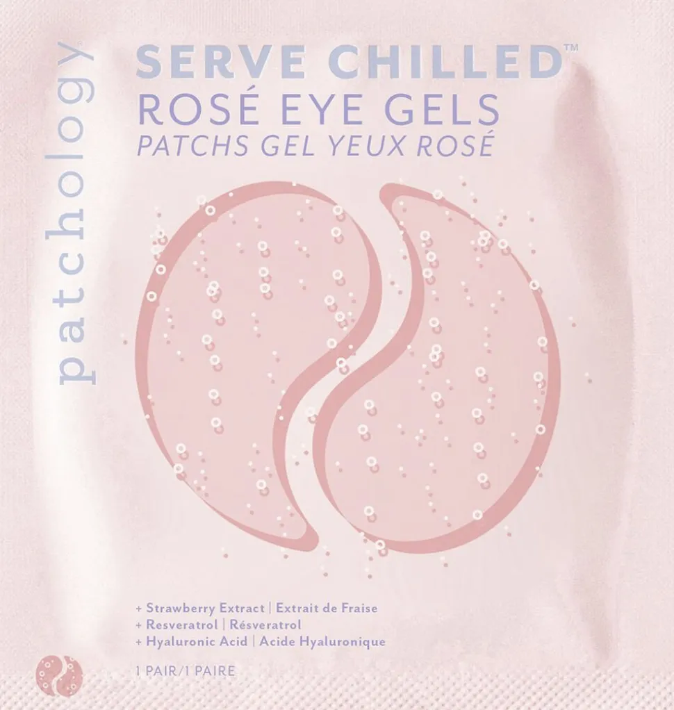 SERVED CHILLED ROSÉ EYE GELS