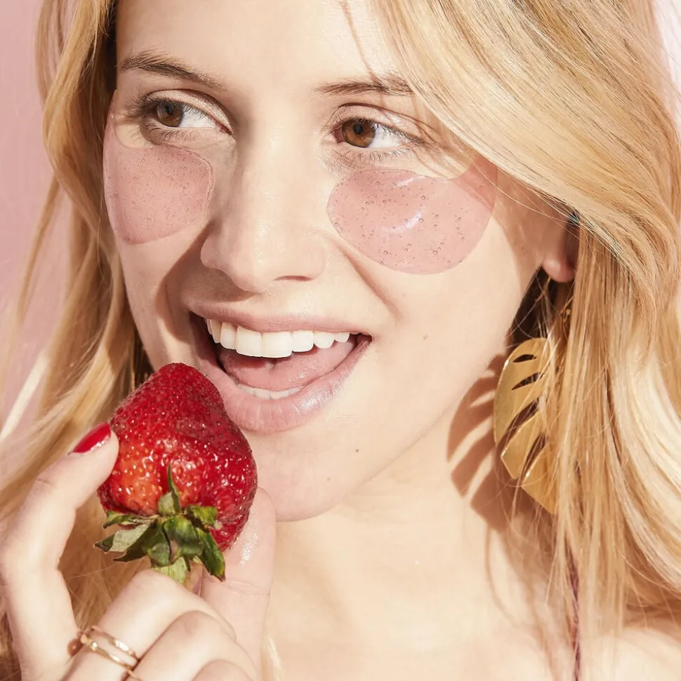 SERVED CHILLED ROSÉ EYE GELS