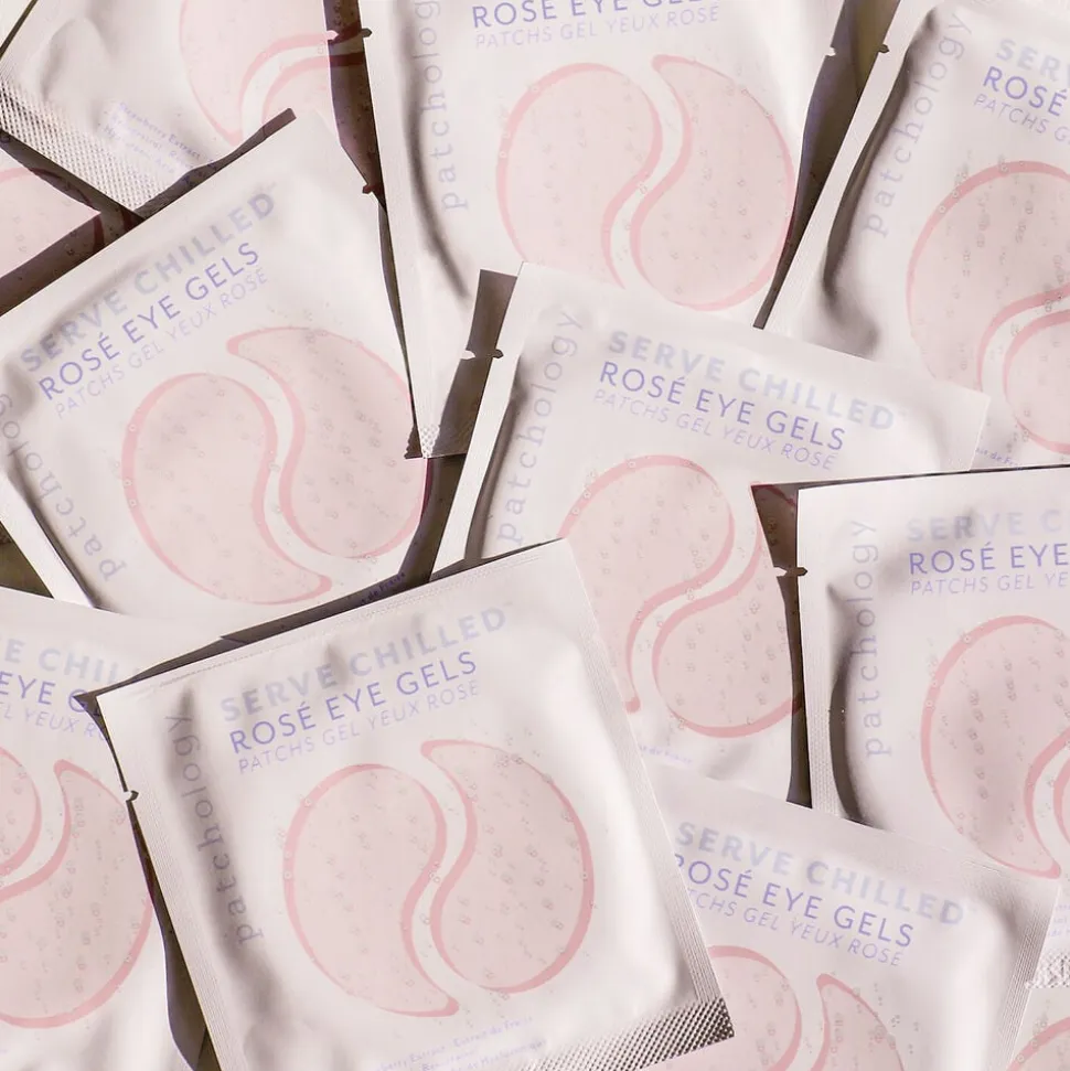 SERVED CHILLED ROSÉ EYE GELS