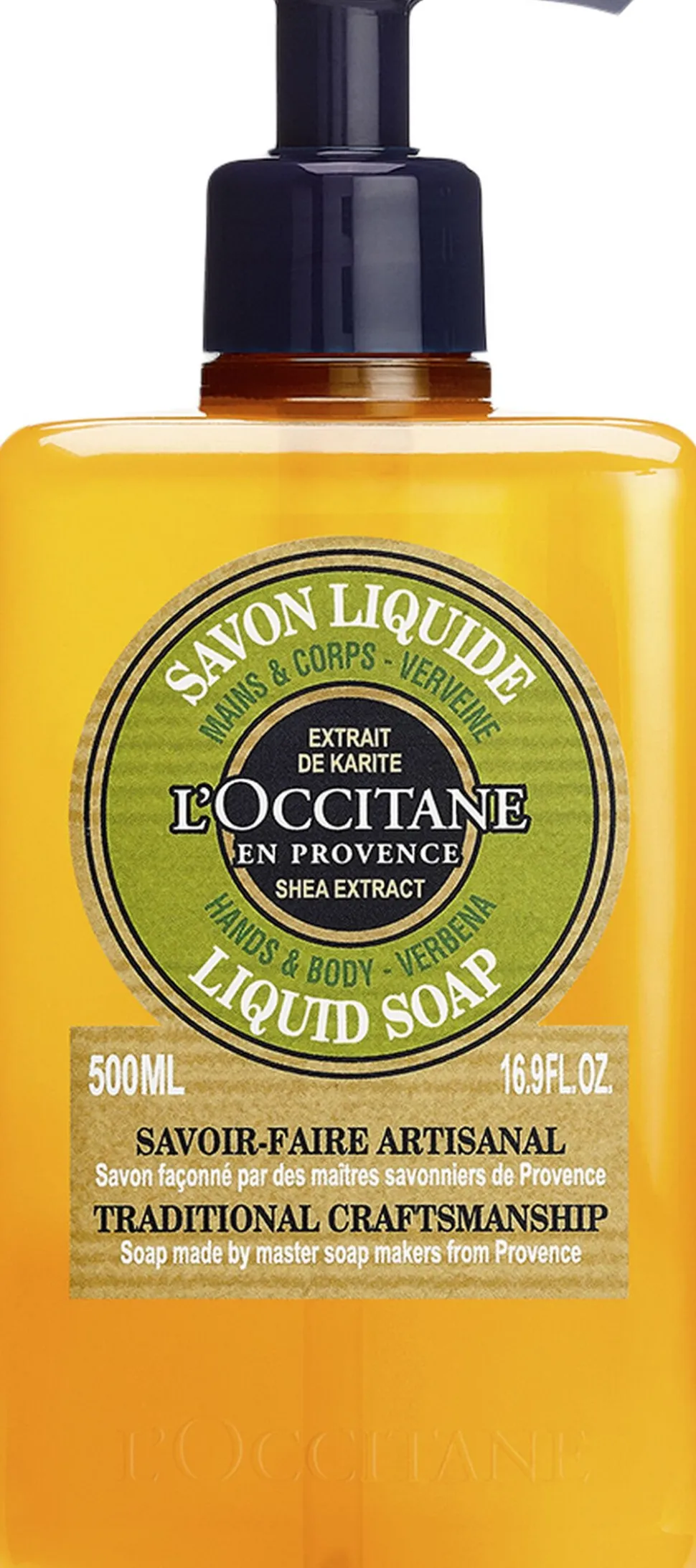 Shea (Karité) Verbena Liquid Hand Soap 500ml