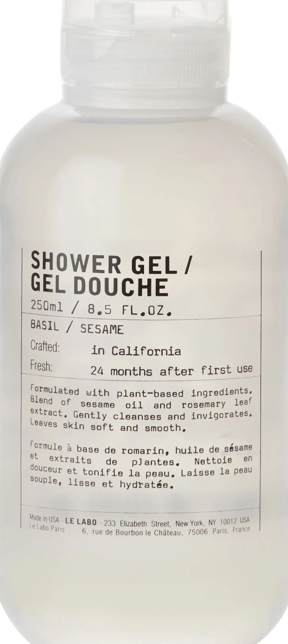 Shower Gel Basil 250ml