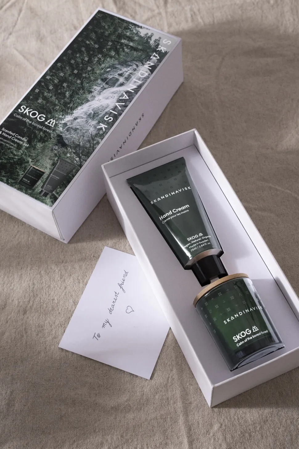 SKOG Scented Candle & Hand Cream Set