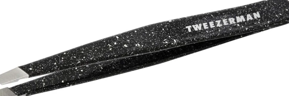 Slant Tweezer Sparkling Black Anniversary