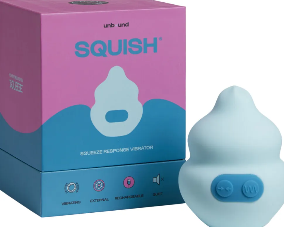 Squish Klitoris Vibrator - Aqua