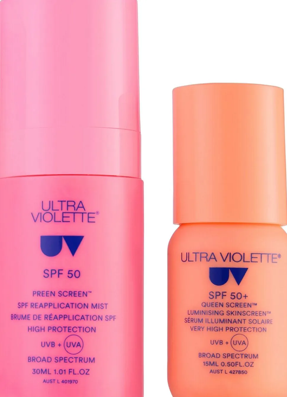 Strålende og let SPF-duo - Sæt med solbeskyttelse