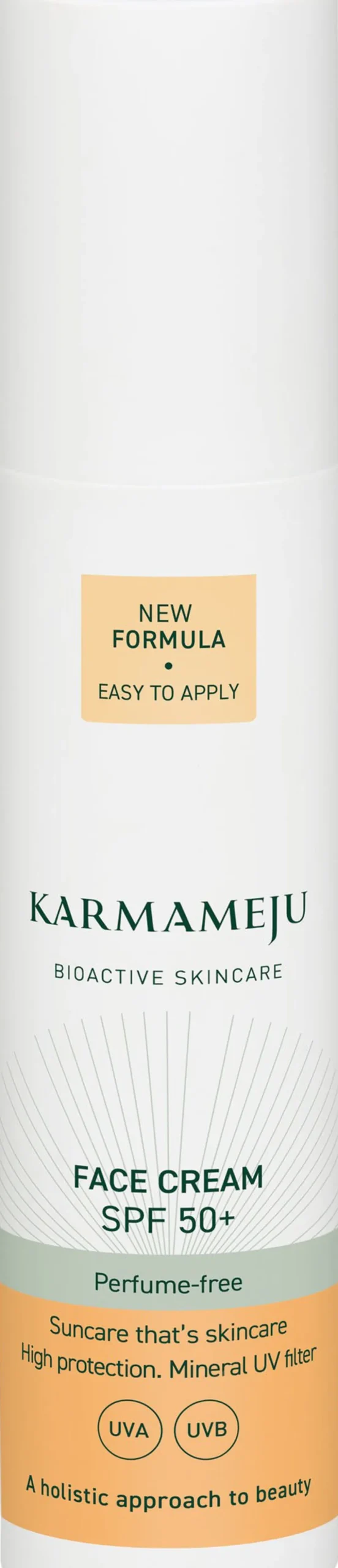 SUN Face Cream, SPF 50+, zinc perfume free