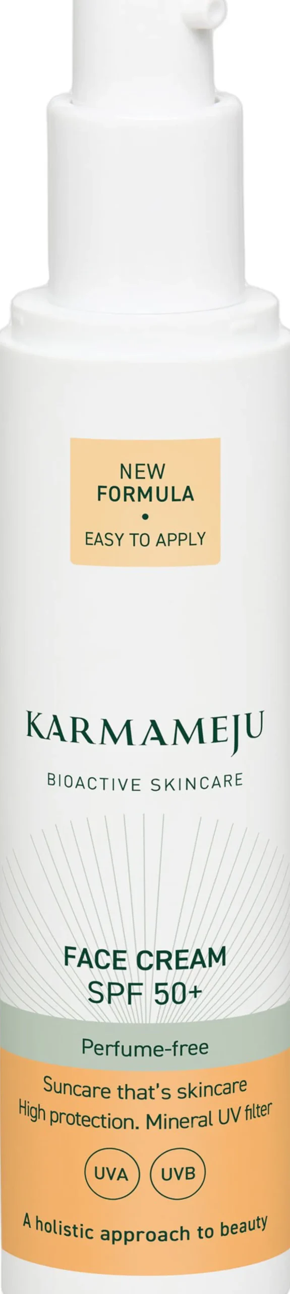 SUN Face Cream, SPF 50+, zinc perfume free