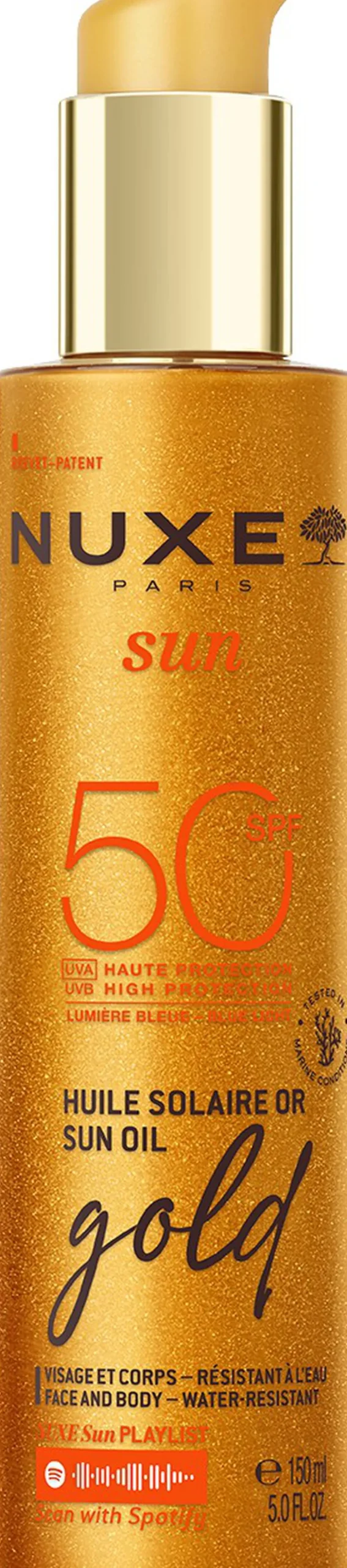 SUN TANNING OIL GOLD SPF50 150 ML