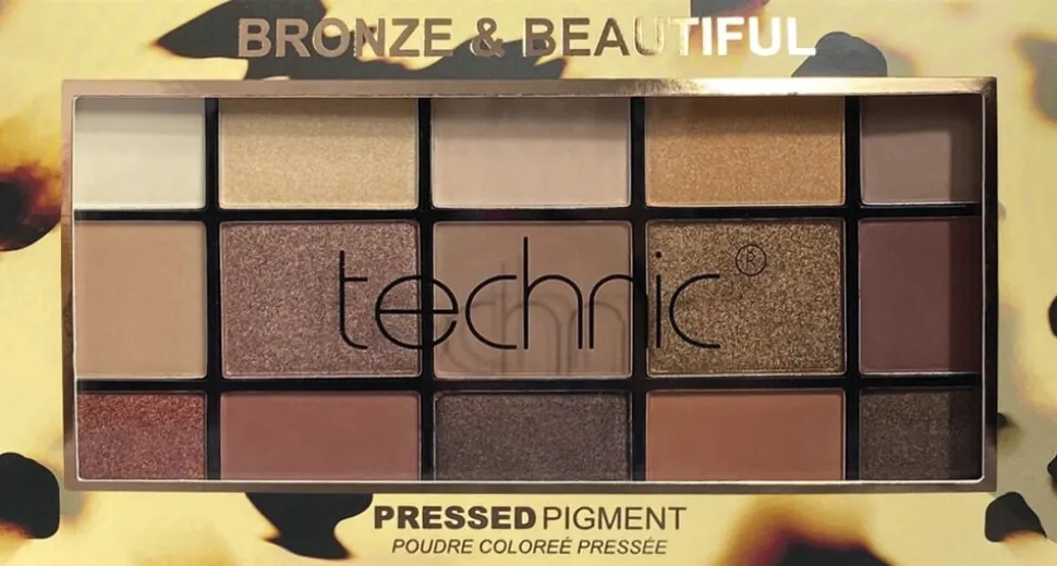 TECHNIC Bronze & Beautiful Øjenskygge Palette