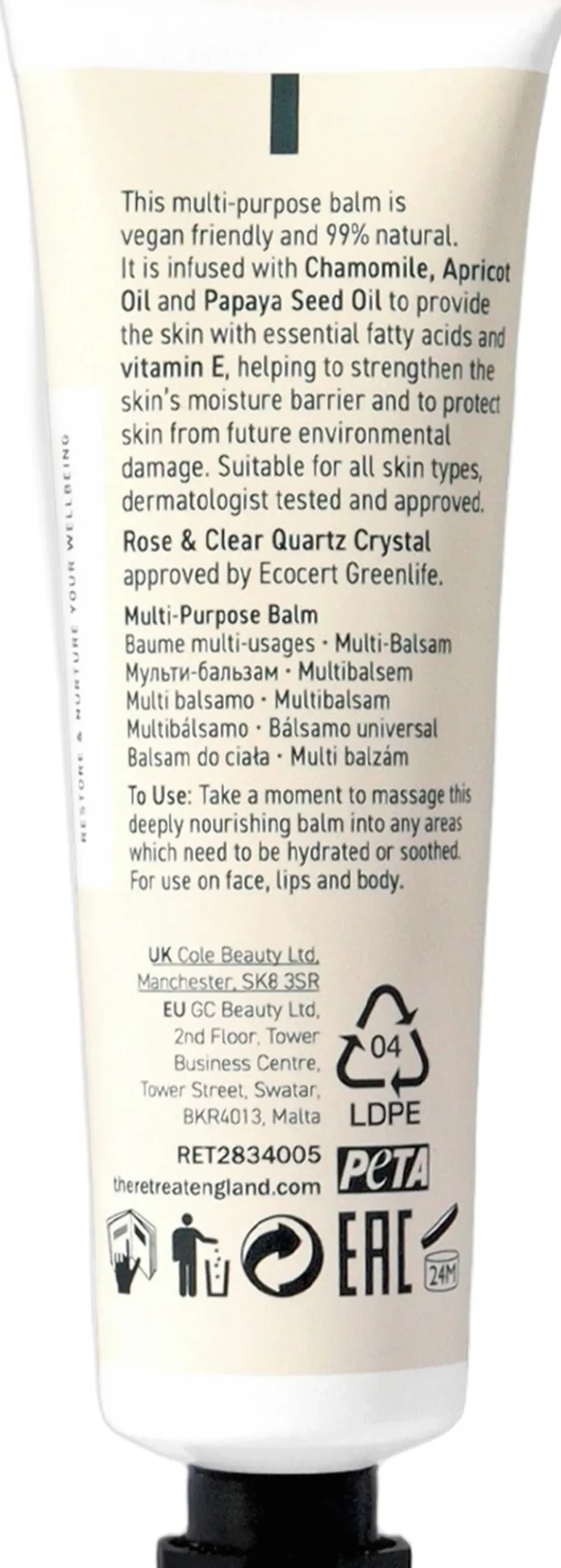The Retreat Restoring Multi-Purpose Balm