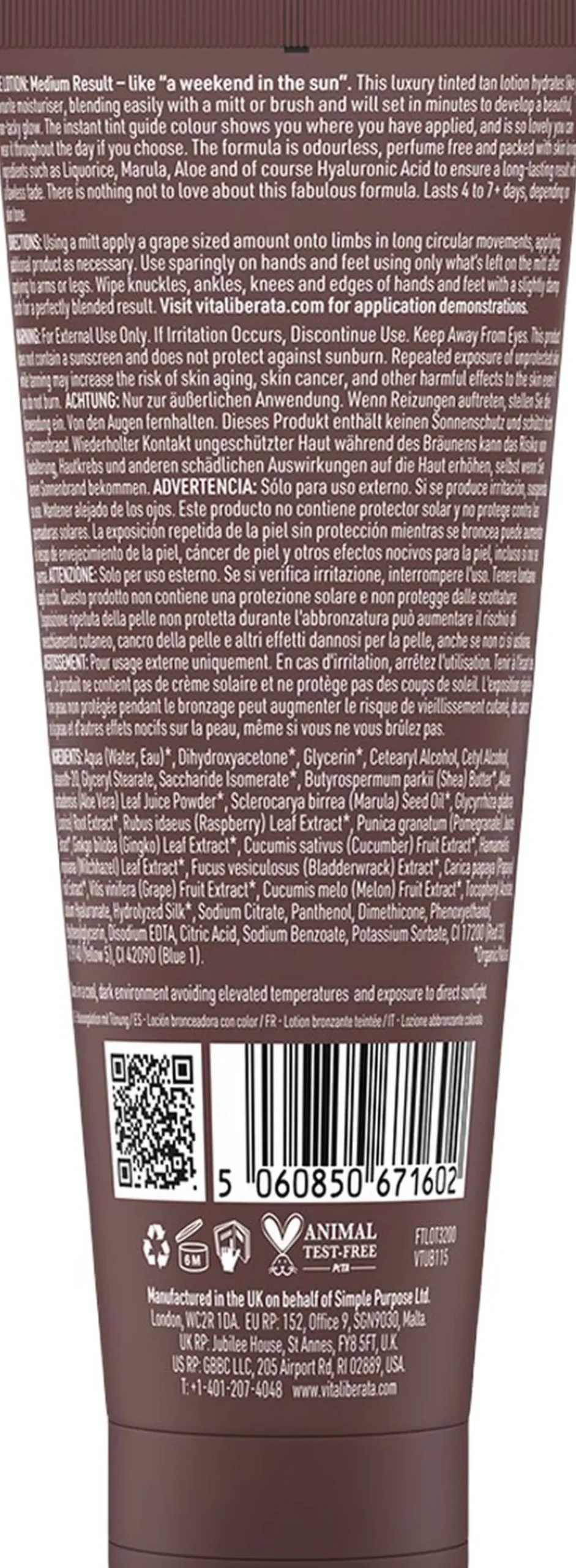 Tinted Tanning Lotion - Medium