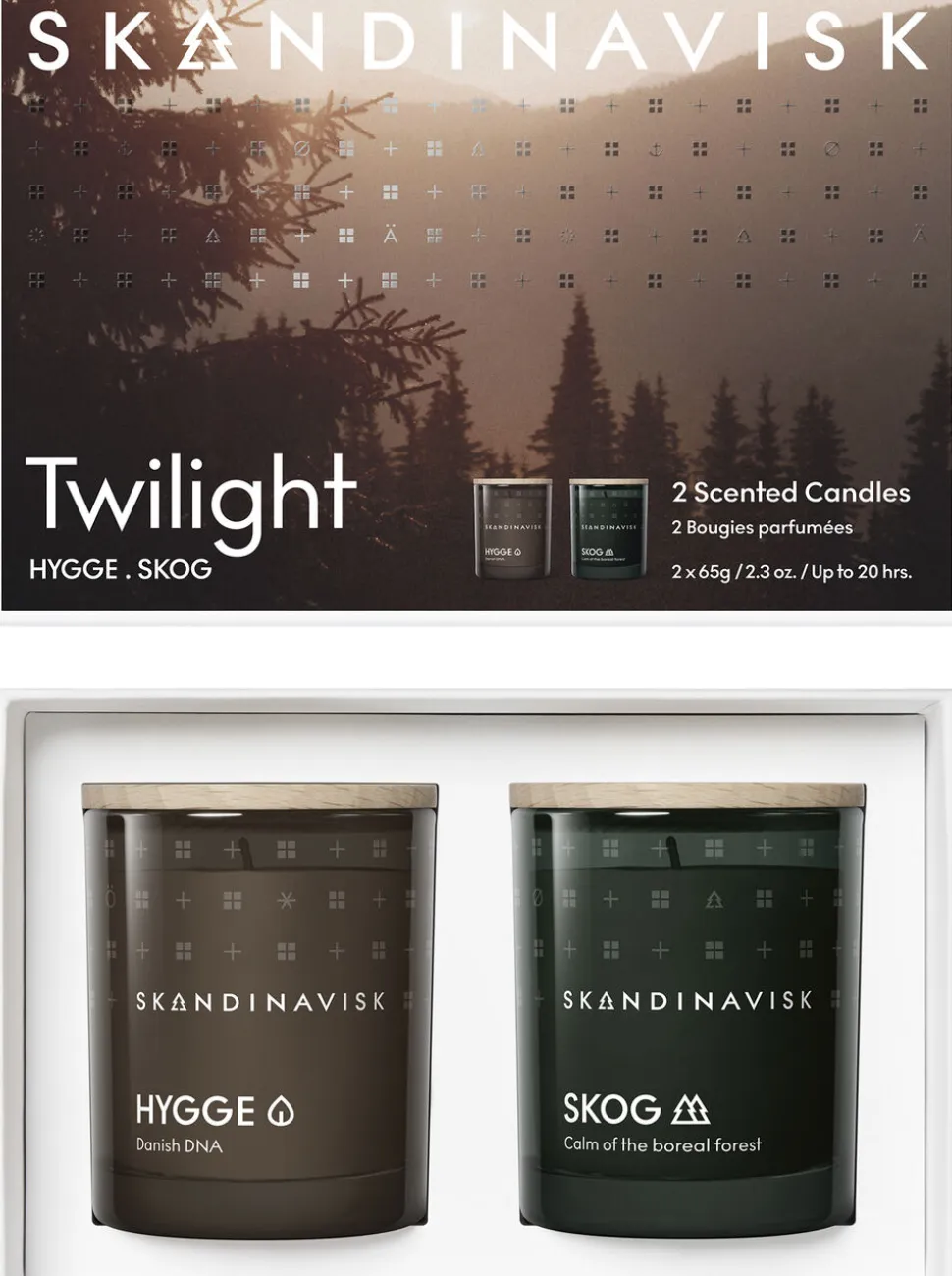 Twilight Scented Candle Giftset 65g x 2