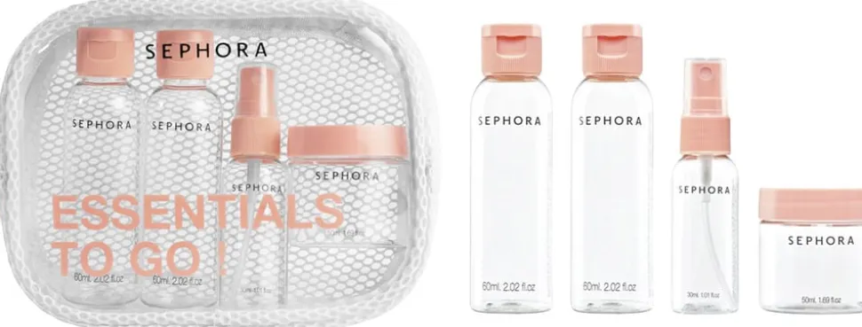 Week-end kit Set of 4 empty containers