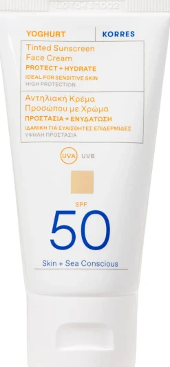 Yoghurt Tinted Sunscreen Face Cream SPF 50